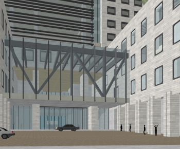 Modern Appearance Of Commercial Building-ID:779279958