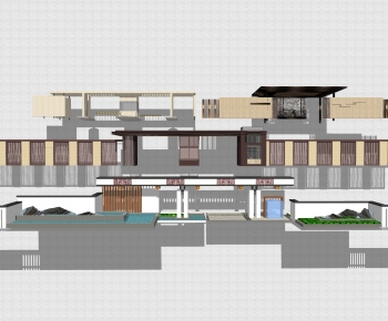 New Chinese Style Gate-ID:353715901