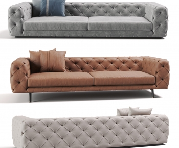 Simple European Style A Sofa For Two-ID:275316004