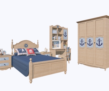 Modern Child's Bed-ID:138750081