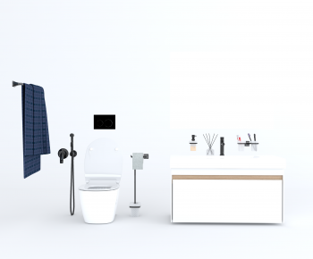 Modern Bathroom Cabinet-ID:673018936