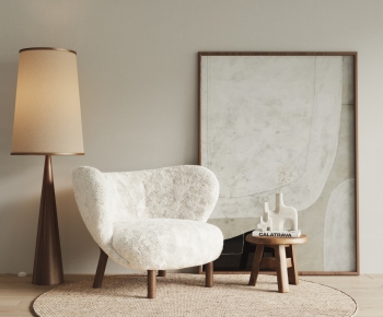 Wabi-sabi Style Lounge Chair-ID:538592109