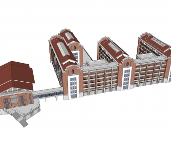 Modern School Building-ID:176847936