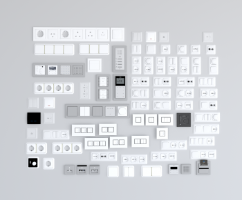 Modern Switch Socket Panel-ID:686222085