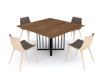 Modern Dining Table And Chairs-ID:344022046