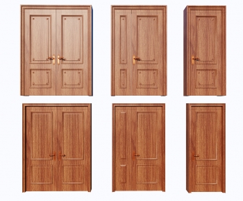 Simple European Style Double Door-ID:137403013
