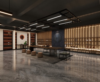 New Chinese Style Teahouse Tea House-ID:742806915