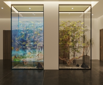 New Chinese Style Plant Landscaping-ID:652482992