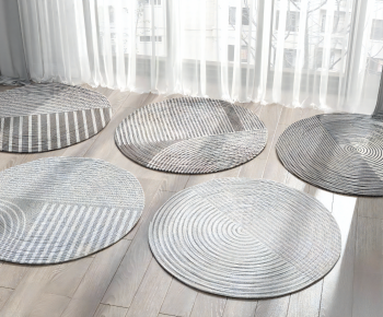 Modern Circular Carpet-ID:859739078