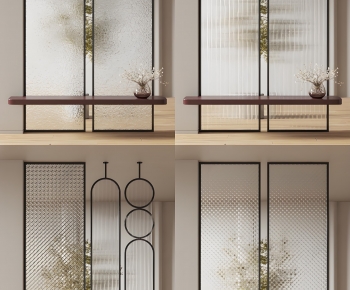 Modern Glass Screen Partition-ID:533591997