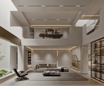 Modern A Living Room-ID:197520314