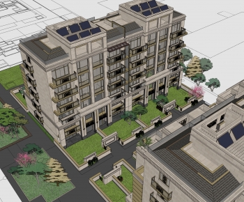 New Classical Style Residential Building-ID:559674985