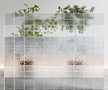 Modern Glass Screen Partition-ID:535990003