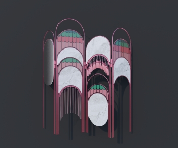 Modern Metal Screen Partition-ID:103840858