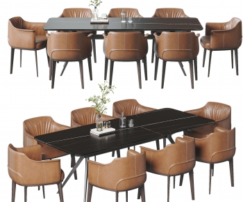Modern Dining Table And Chairs-ID:383672004