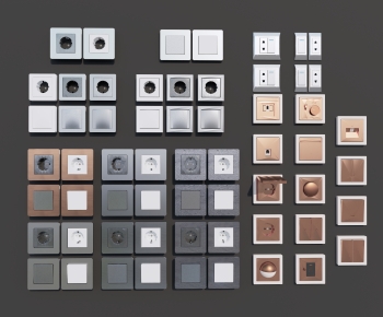 Modern Switch Socket Panel-ID:888413914