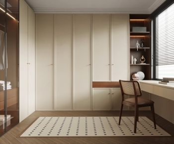 French Style Clothes Storage Area-ID:125507125