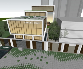 Modern Appearance Of Commercial Building-ID:857270967
