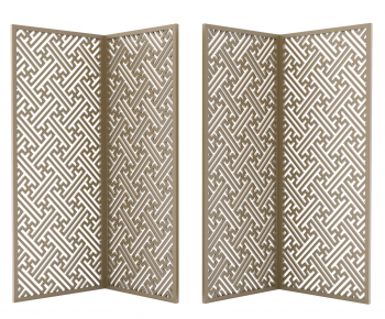 New Chinese Style Wooden Screen Partition-ID:643543969