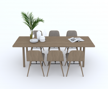 Modern Dining Table And Chairs-ID:708229066