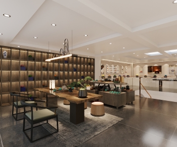 New Chinese Style Tea House-ID:518785007