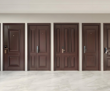 Simple European Style Entrance Door-ID:768919064