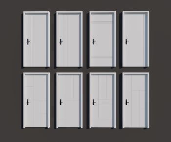 Modern Single Door-ID:665654901