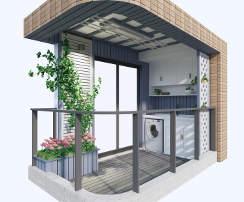 Modern Leisure Balcony-ID:134192948