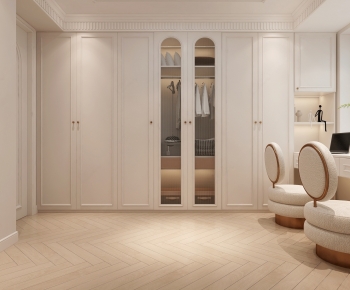 French Style Clothes Storage Area-ID:601939928