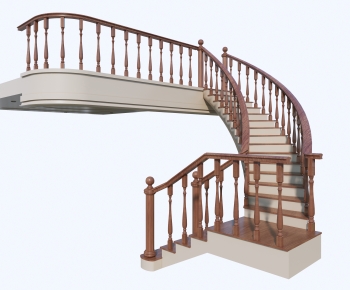 Simple European Style Rotating Staircase-ID:144212019