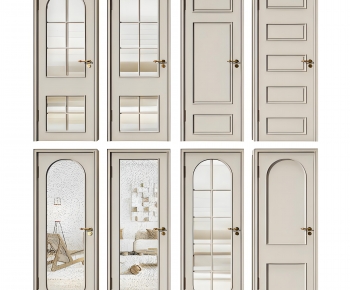 European Style Single Door-ID:158948903