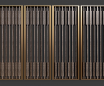 Modern Wooden Screen Partition-ID:548402077