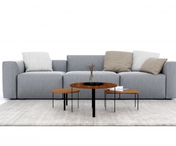 Modern Three-seat Sofa-ID:671205042