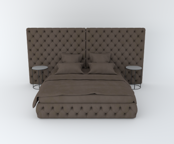 European Style Double Bed-ID:680589748
