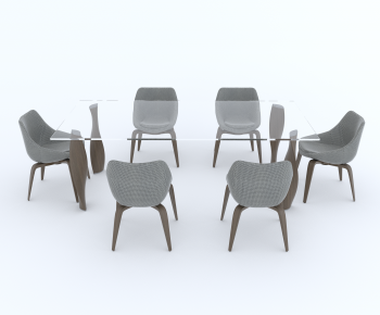 Modern Dining Table And Chairs-ID:320544962