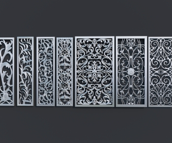 European Style Metal Screen Partition-ID:390214925