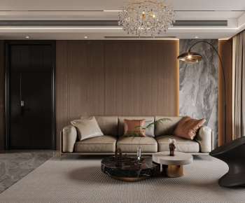 Modern A Living Room-ID:663640025