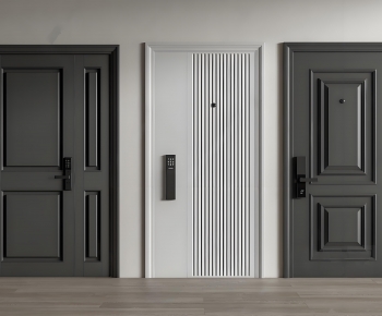 Simple European Style Entrance Door-ID:834747085