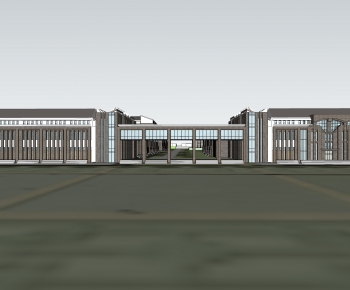 Modern School Building-ID:950187925