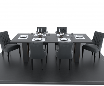 Modern Dining Table And Chairs-ID:934372908