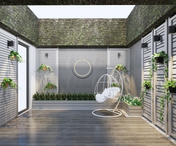 Modern Courtyard/landscape-ID:675890927