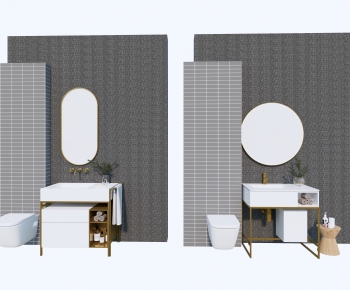 Modern Bathroom Cabinet-ID:657699111