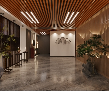 New Chinese Style Elevator Hall-ID:598032959