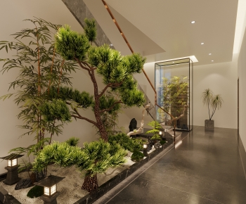 New Chinese Style Stairwell-ID:116140831