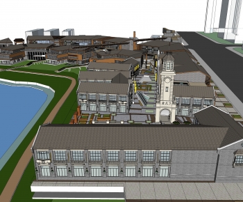 New Chinese Style Commercial Street-ID:703399901