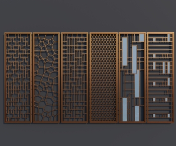 Modern Metal Screen Partition-ID:389271021