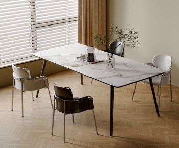 Modern Dining Table And Chairs-ID:446533923