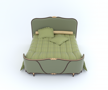 American Style Double Bed-ID:824383976