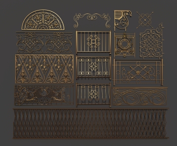 European Style Guardrail-ID:253981118