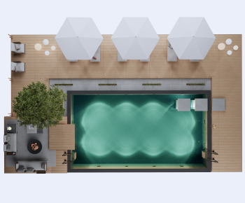 Modern Swimming Pool-ID:181544073